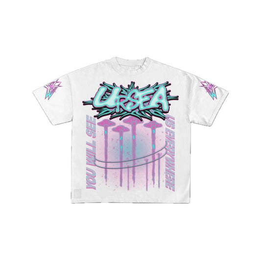 WHITE URSEA GALAXY T-SHIRT